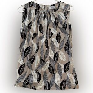 Calvin Klein Monochrome Patterned Top